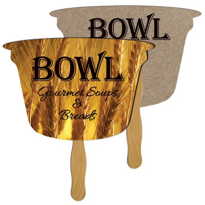 Bowl Recycled Hand Fan