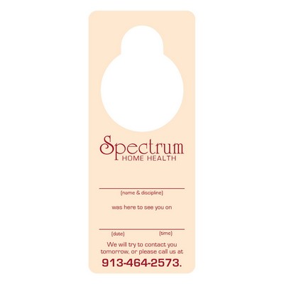 Door Hanger | 3 1/4" x 8" | Large Hole