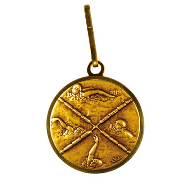 Zipper Pull with 1" Event- Swimming Styles Female