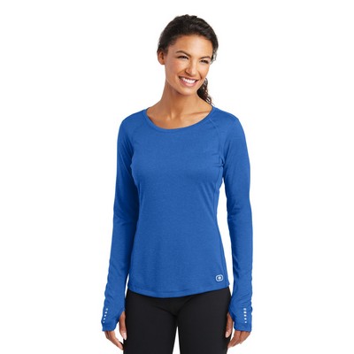 OGIO® Women's Long Sleeve Pulse Crew.