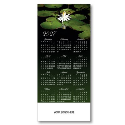 2027 Water Lily Mini Calendar