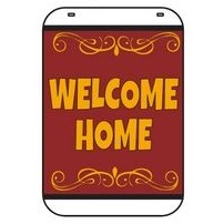 Stock Swing Sign (Welcome Home - Single Sided Kit)