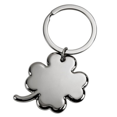 Two-tone 4 Leaf Clover Key Chain
