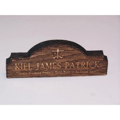 Hardwood Table Sign