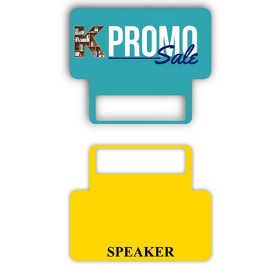 USA Made Rounded Rectangle Laminated Badge Billboard (2.25" x 2.75")