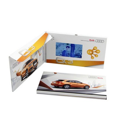 7.0" IPS Screen A5 Customized Promotional Video Brochure