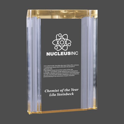 Gold Channel Acrylic Award (5"x7")