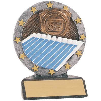 Swimming All Star Resin Trophy (4½")