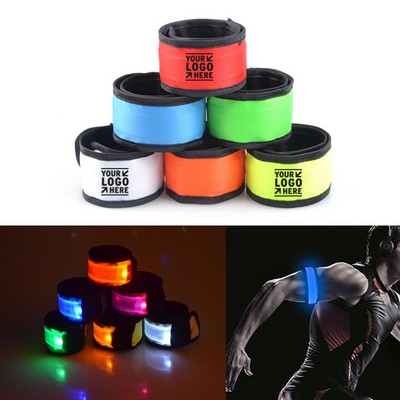 Safety LED Slap Light-Up Bracelet and Arm Band