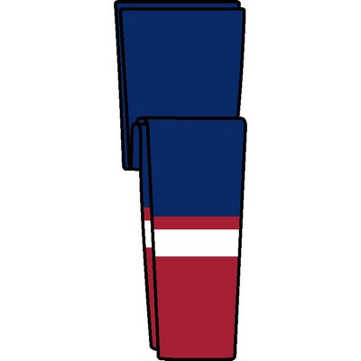 Washington Pro Series Blue & Red Socks w/White Stripe