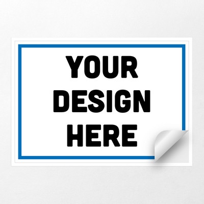 Custom Printed Rectangle Stickers - 5" x 3"