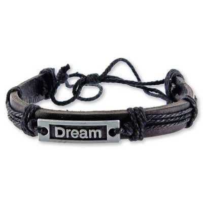 Leather Bracelet 1/2" Width X 3/8" EMBLEM