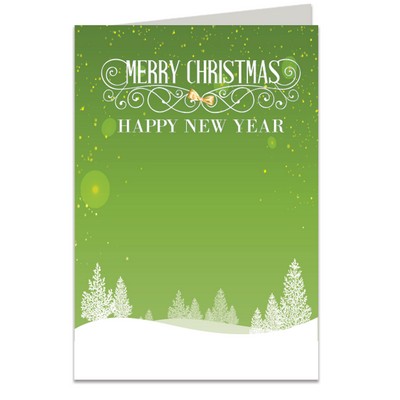 Green Field Greeting Card