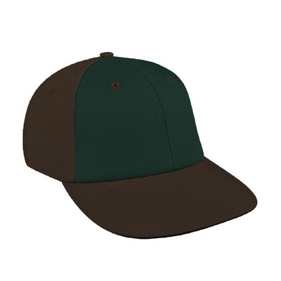 Contrast Front Brushed Snapback Lowstyle Hat