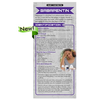 Gabapentin Just the Facts Rack Card (4" x 9")