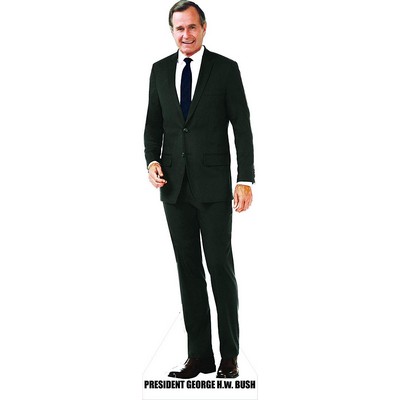 George H W Bush Cardboard Cutout Stand Up| Standee Picture Poster Photo Print