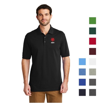 Port Authority® EZCotton Embroidered Polo