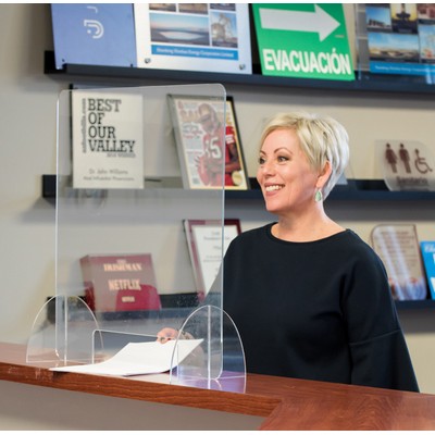 3/16" Top Line Single Panel Counter Shield A