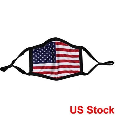 Cooling 3-Layer Face Mask - Flag-A
