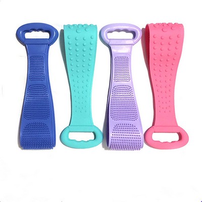 Lengthened Silicone Exfoliating Shower Towel