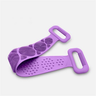 Long Silicone Shower Strap for Skin Invigorating