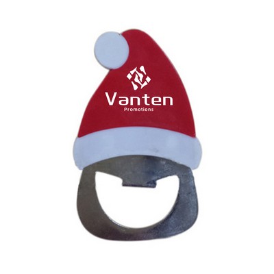 Christmas Hat Shaped Metal Bottle Opener