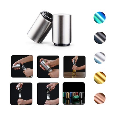 Magnet Automatic Push Type Beer Bottle Opener