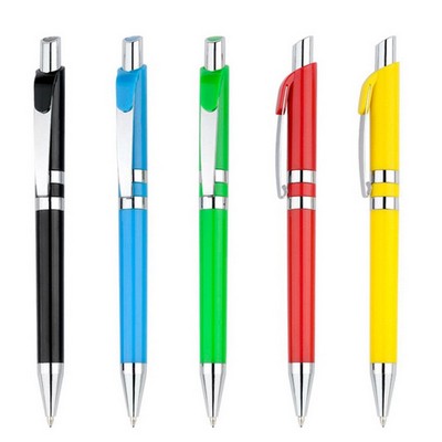 Plastic Click Action Ballpoint Pen