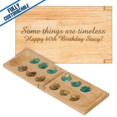 Wood Mancala Game Gift Set