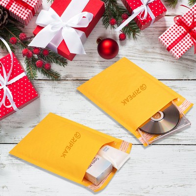 4.3 x 5.9" Kraft Bubble Mailer Self Seal Padded Envelopes for Shipping/ Packaging/ Mailing