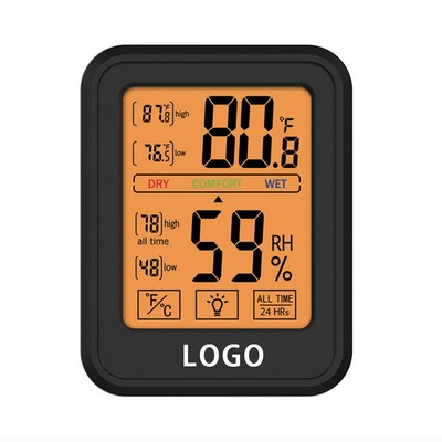 Digital Humidity Thermometer With Touchscreen