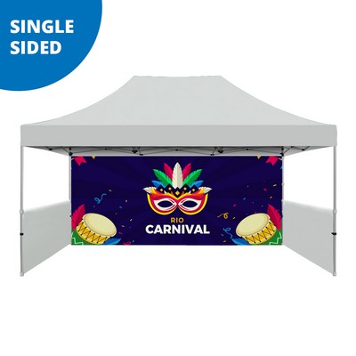 15' Tent Back Wall - Full Color Single-Sided Graphic