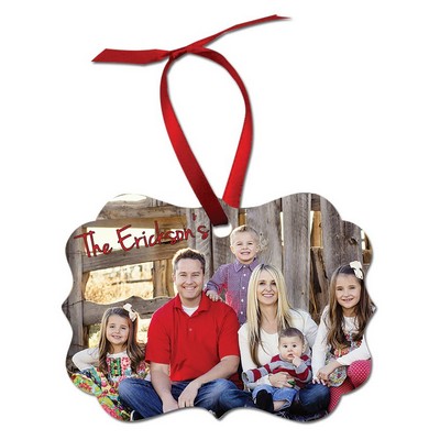 Semi Gloss Unisub Aluminum Benelux Ornament, 1 Sided