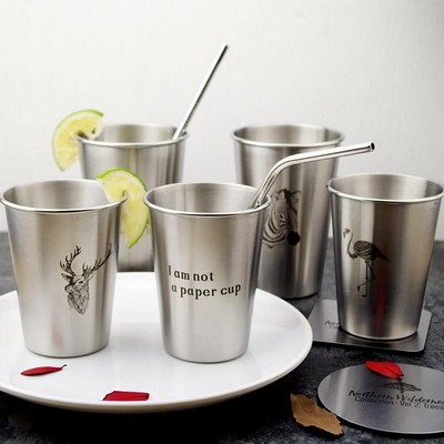 12 Oz. Stainless Steel Beer Mug