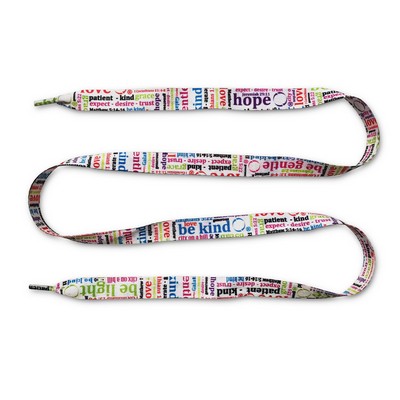 5/8" Sublimated Youth Shoe Laces
