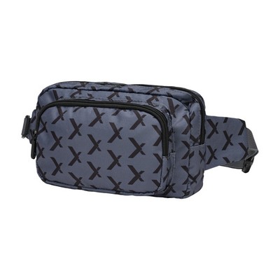 Sublimation Rectangular Fanny Pack w/ 2 Pockets 8.5x3.5x5.5"