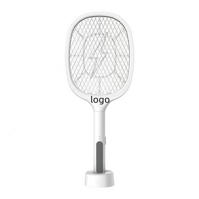 Mosquito Killer USB Rechargeable Bug Zapper Electric Fly Swatter Lamp & Racket 2" 1 for Home Bed