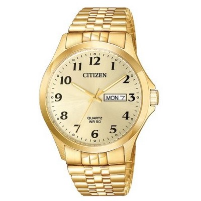 Citizen® Men's Quartz Expansion Band Stainless Steel Gold-Tone Watch