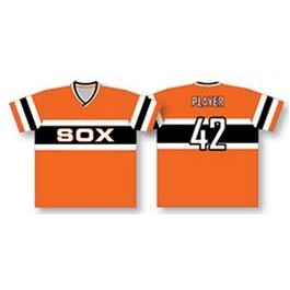 Horizontal Single Striped Baseball Jersey w/Matching Sleeves