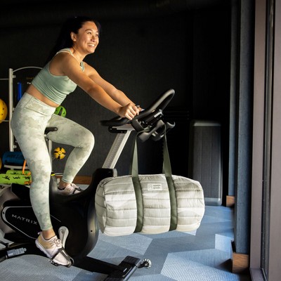 Large Puff Puff Darling Duffel Bag