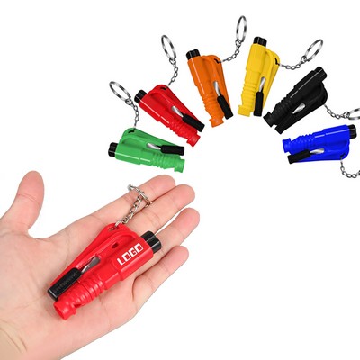 3" 1 Car Emergency Hammer Keychain