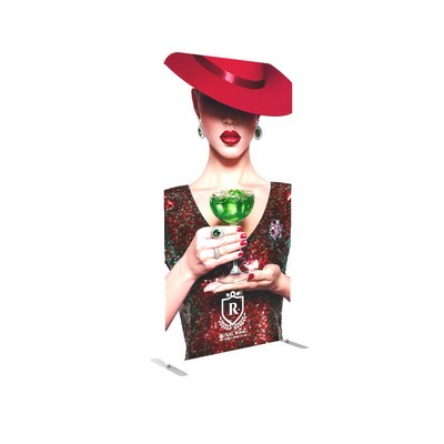 Premier Tube Banner Stand 48"x90" - Double Sided - GRAPHIC ONLY