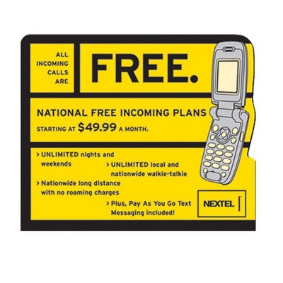 2.5"X3" Cell Phone Stock Shape Vinyl Magnet - 20mil