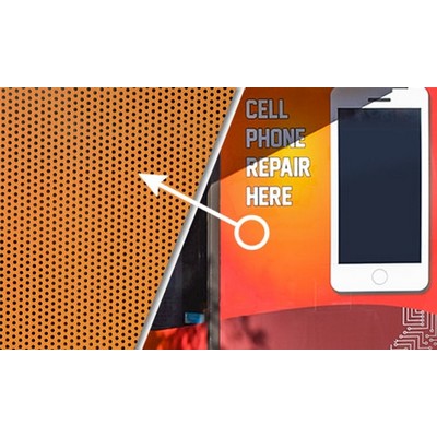 48" x 24" Window Perf Decals - Full Color UV Print