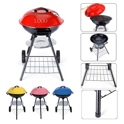 17" Barbecue Charcoal Grill for Outdoor Courtyard Picnic Camping Tailgating