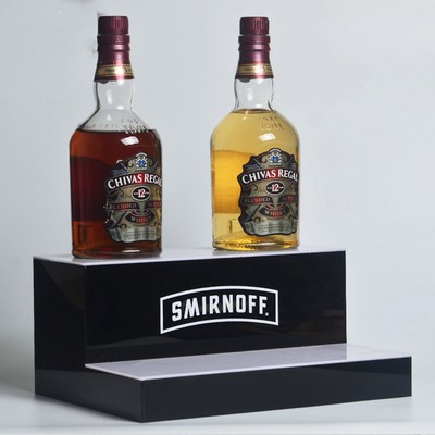 Lighted LED Bottle Display Stand