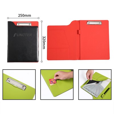 Padfolio Clipboard PU Leather Clipboard Folder for Legal Pad