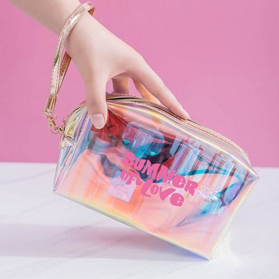 TPU Holographic Laser Makeup Bag