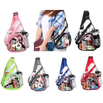 Clear Sling CrossBody Bag