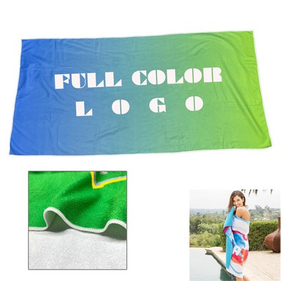 250GSM Polyester Full Color Beach Towel